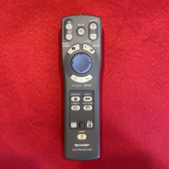 Sharp OEM LCD Projector Remote [ RRMCG1462CESA ]​ - Picture 1 of 9